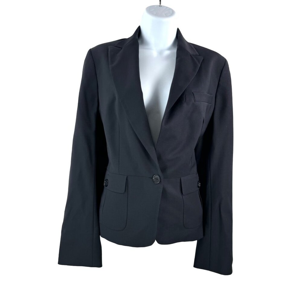 Talbots Wool Blend One Button Classic Womens Blaz… - image 1